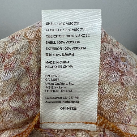 Free People Jael Printed Mini Dress Size Medium Cut Out sides Yellow Floral - Picture 6 of 9